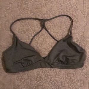 Victoria Secret Sport Army/olive Green sports bra bralette- size Large